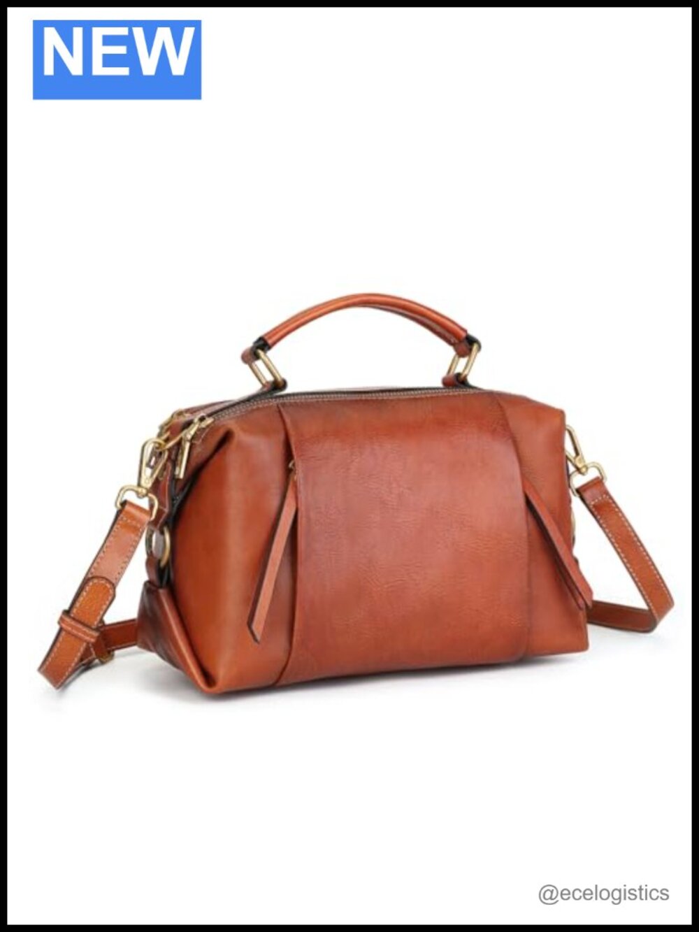Genuine Leather Handbag Satchel Crossbody Tote for Women